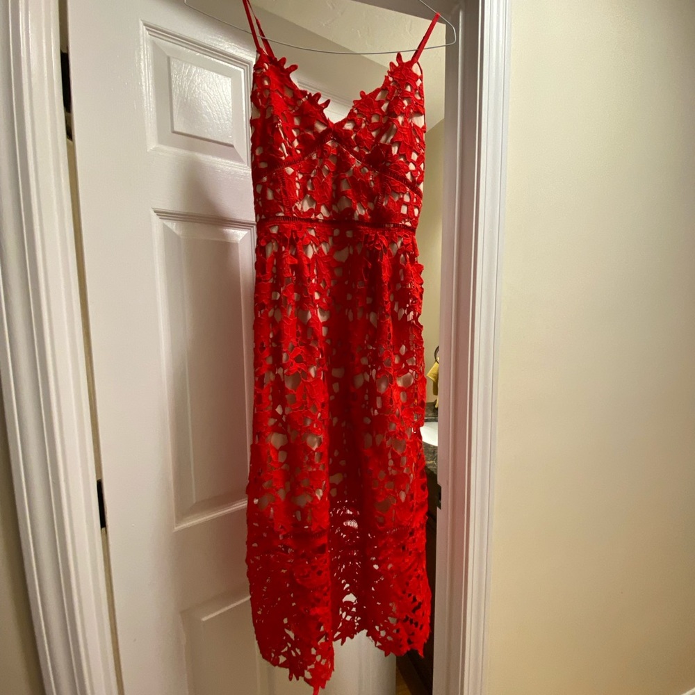 Red dress